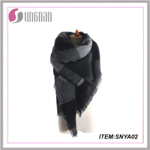 Yiwu Nova Chegada Imprimir Tartan Cachecol Pashmina Cachecol Cashmere Cachecol